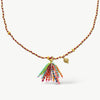 Women's Dopamine Shell Pearl Minimalist Copper Geometric Ball Chain Electroplated Necklace
