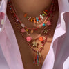 Women's Dopamine Shell Pearl Minimalist Copper Geometric Ball Chain Electroplated Necklace