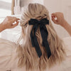 Women's Double Layer Bow Hairpin Polyester Fiber Handmade Hair Accessory