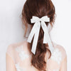 Women's Double Layer Bow Hairpin Polyester Fiber Handmade Hair Accessory