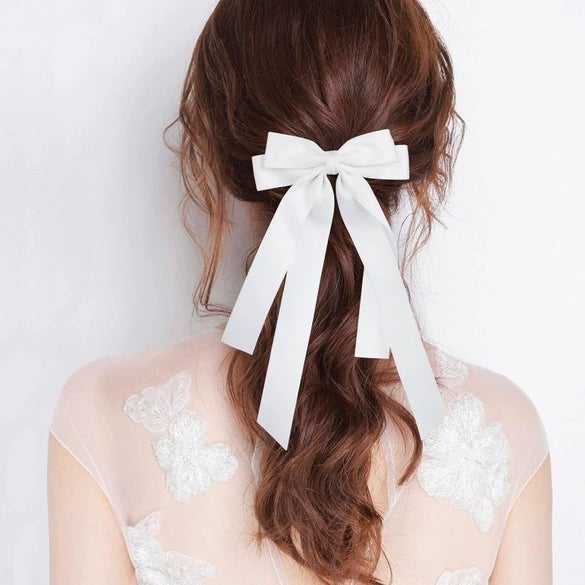 Women's Double Layer Bow Hairpin Polyester Fiber Handmade Hair Accessory