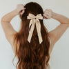 Women's Double Layer Bow Hairpin Polyester Fiber Handmade Hair Accessory
