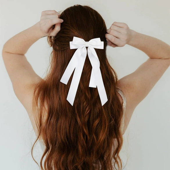 Women's Double Layer Bow Hairpin Polyester Fiber Handmade Hair Accessory