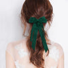 Women's Double Layer Bow Hairpin Polyester Fiber Handmade Hair Accessory