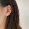 Women's Double Layer Pearl U Shape Ear Cuff Clip Earrings Copper Electroplated Simple Fashion Non Pierced Earrings