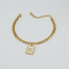 Women's Double Layer 316L Stainless Steel Letter Bracelet With Vacuum Plated Natural Shells