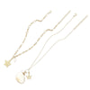 Women's Doublelayer Alloy Necklace With Shell Starfish And Pearl Accents Irregular Chain Geometric Ocean Vacation Style Jewelry