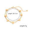 Women's Doublelayer Love Titanium Steel And Stainless Steel Bracelet With Geometric Design And Electroplating Treatment Fashion Style