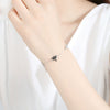 Women's Dragonfly Chain Bracelet With Zircon Inlay Electroplated Copper Jewelry Simple Animal Design