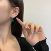 Women's Dropshaped Elegant Luxury S925 Sterling Silver Electroplated Earrings