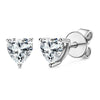 Women's Earrings S925 Sterling Silver Mosan Diamond Geometric Electroplating