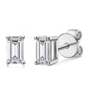 Women's Earrings S925 Sterling Silver Mosan Diamond Geometric Electroplating