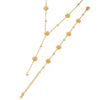 Women's Eight Pointed Star Geometric Rhinestone Stainless Steel Necklace And Bracelet Set With 18K Vacuum Plated Finish