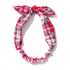 Women's Elastic Cloth Rabbit Ears Headbands Geometric Style For Christmas