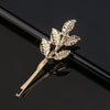 Women’s Electroplated Alloy Hair Clip With Bee Leaf And Ocean Shell Motifs For Side Bang Styling