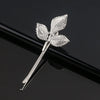 Women’s Electroplated Alloy Hair Clip With Bee Leaf And Ocean Shell Motifs For Side Bang Styling