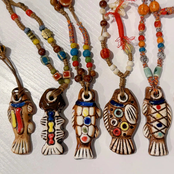 Women's Electroplated Animalshaped Stainless Steel And Titanium Steel Fish Necklace