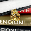 Women's Electroplated Geometric Twist Stud Earrings With Irregular Pleated Design Fashion Jewelry