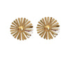Women's Electroplated Iron Hollow Flower Statement Earrings Retro Trendy Fashion Jewelry