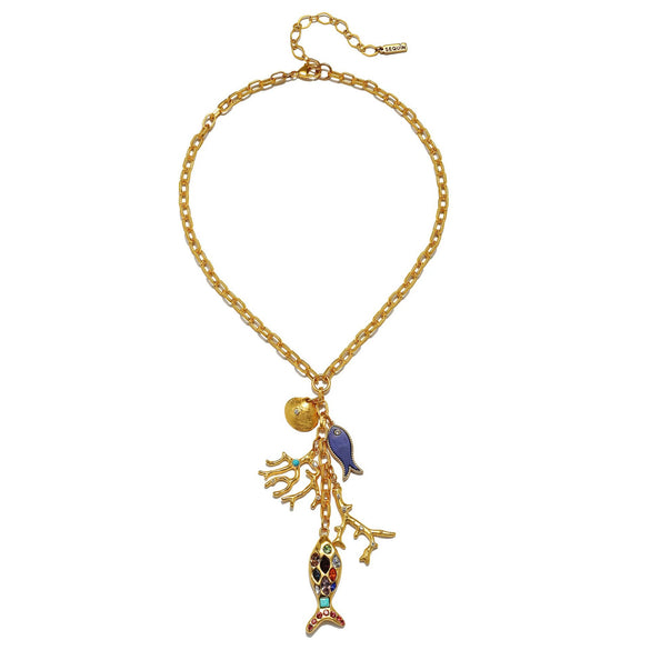 Women's Electroplated Stainless Steel And Titanium Steel Animal Zodiac Fashion Pendant Necklace