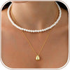 Women's Electroplated Stainless Steel Paperclip Chain Necklace With Geometric Clasp In Simple Sweet Cool Style