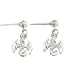 Women's Electroplated Zinc Alloy Dragonfly Earrings With Retro Literary Animal Design And Steel Ear Needles