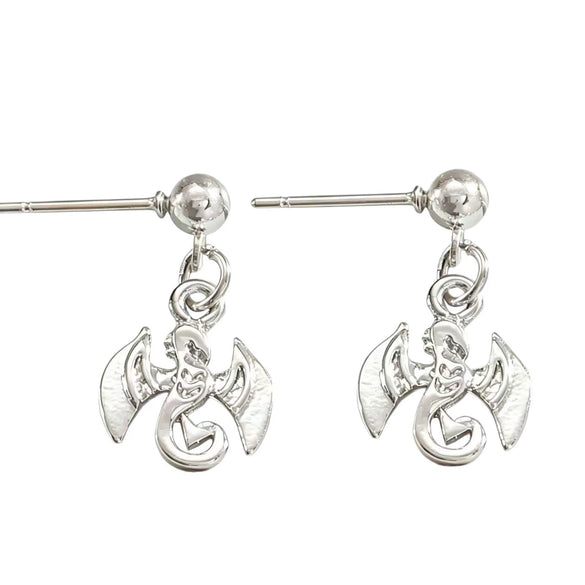Women's Electroplated Zinc Alloy Dragonfly Earrings With Retro Literary Animal Design And Steel Ear Needles