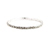 Women's Elegant Alloy Crystal Bracelet Simple Geometric Full Diamond Style Elastic Single Row And Multi Row Fashion Bracelet