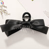 Women's Elegant Bow Shark Clip Hairpin Large Handmade Backofhead Hair Accessory For Stylish Hairstyles
