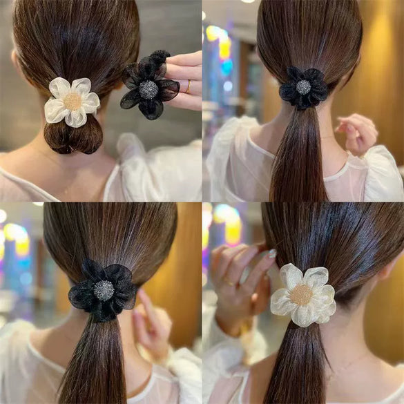 Women's Elegant Cloth Handmade Plant Flowers Hair Band Hair Accessories