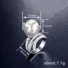 Women's Elegant Geometric Copper Imitation Pearl Diamond Ring Jewelry With Zirconia