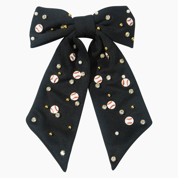 Women's Elegant Geometric Fabric Rhinestone Diamond Spring Clip Hair Tie Accessories