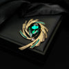 Women's Elegant Geometric Zinc Alloy Brooch With Electroplating