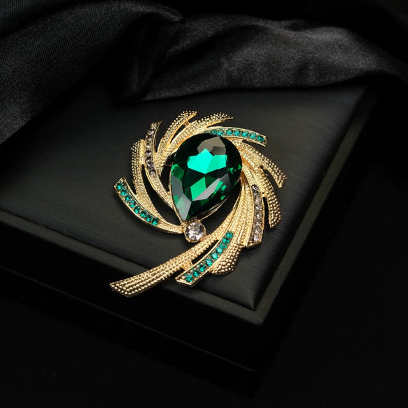 Women's Elegant Geometric Zinc Alloy Brooch With Electroplating