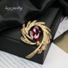 Women's Elegant Geometric Zinc Alloy Brooch With Electroplating
