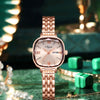 Women's Elegant Light Luxury Alloy Waterproof Luminous Round Dial Watch