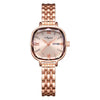 Women's Elegant Light Luxury Alloy Waterproof Luminous Round Dial Watch