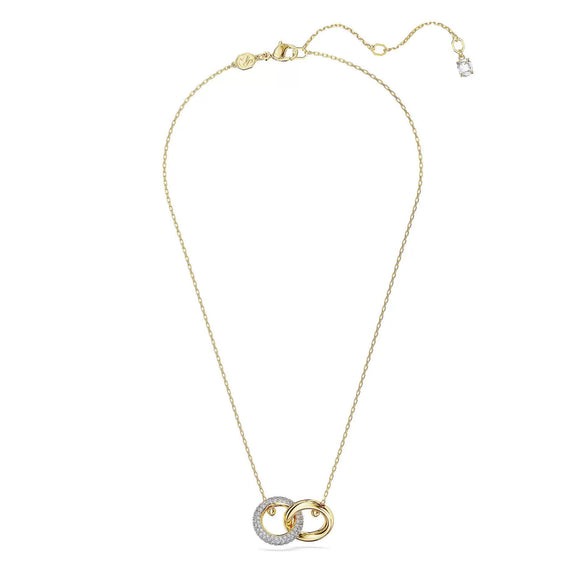 Women's Elegant Minimalist Geometric Circle Necklace In Electroplated Copper With Regular Chain Fresh Sweet Versatile Pendant Jewelry
