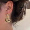 Women's Elegant Simple Style Alloy Earrings With Electroplating