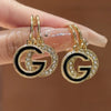 Women's Elegant Simple Style Alloy Earrings With Electroplating