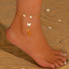 Women's Elegant Stainless Steel Butterfly Anklet