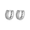 Women's Environmental Protection Copper Geometric Letter Diamondstudded Zircon Earrings