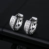 Women's Environmental Protection Copper Geometric Letter Diamondstudded Zircon Earrings