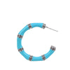 Women's Exaggerated Geometric Antique Style Enamel Glaze Earrings With Electroplated Alloy And Silver Posts
