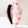 Women's Fabric Geometric Knot Hair Hoop Headband Set With Pearls Hair Accessories