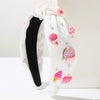Women's Fabric Geometric Knot Hair Hoop Headband Set With Pearls Hair Accessories