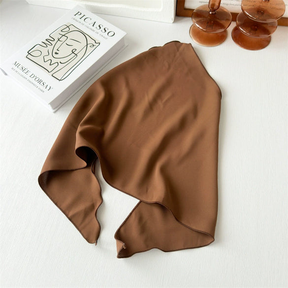 Women's Fabric Geometric Plaid Headscarf