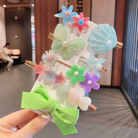 Women's Fabric Handmade Cartoon Plants And Flowers Style Side Bangs Hairpin Hair Accessories