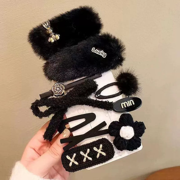 Women's Fabric Handmade Cartoon Plants And Flowers Style Side Bangs Hairpin Hair Accessories