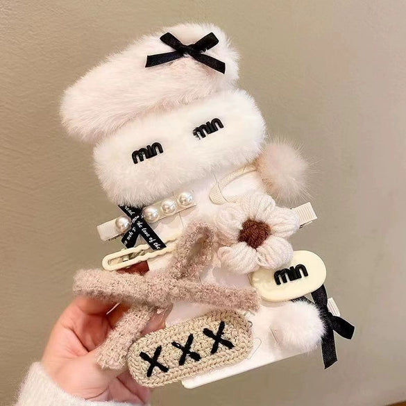 Women's Fabric Handmade Cartoon Plants And Flowers Style Side Bangs Hairpin Hair Accessories